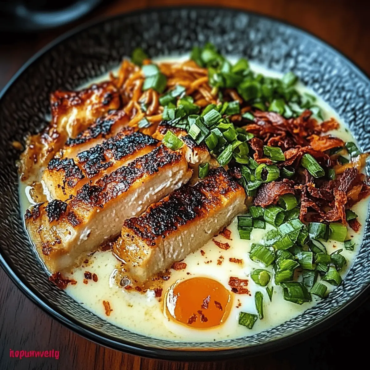 Savor Fiery Chicken Ramen with Creamy Garlic Sauce at Home 4 Fiery Chicken Ramen with Creamy Garlic Sauce