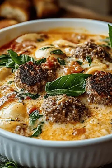 Creamy Italian Meatball Soup