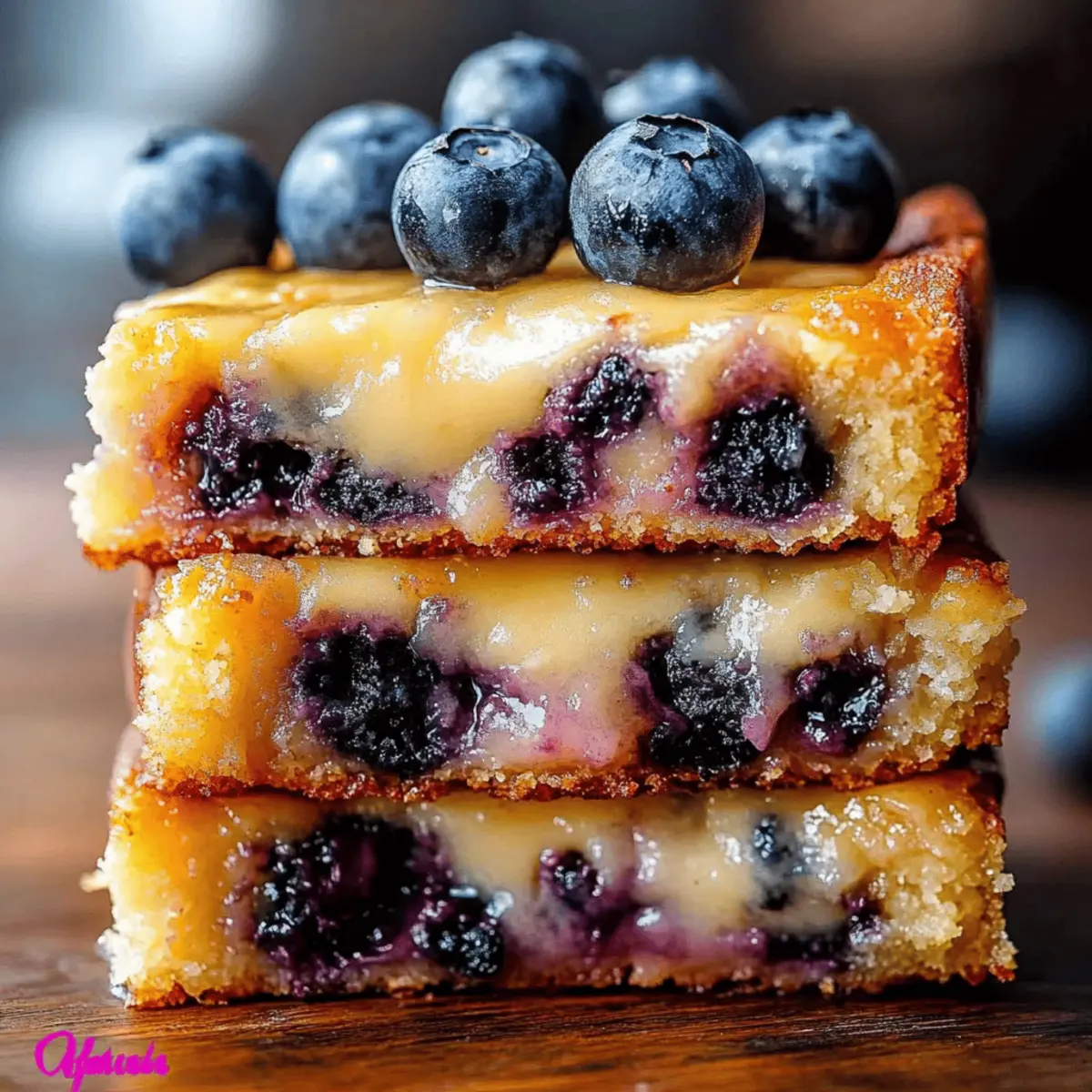 Blueberry Blondies