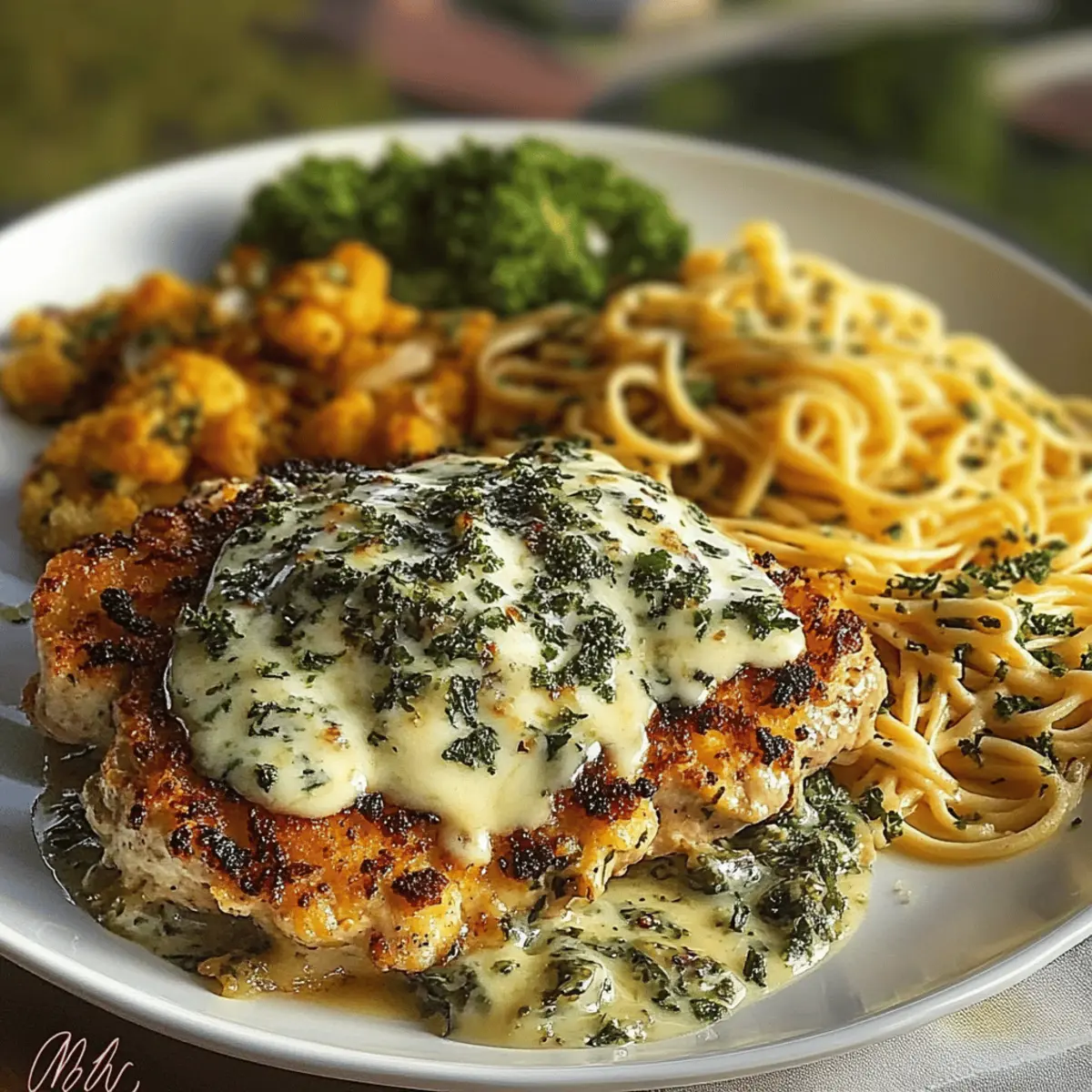 Indulgent Creamy Spinach-Artichoke Greek Chicken Alfredo 4 Creamy Spinach-Artichoke Greek Chicken Alfredo