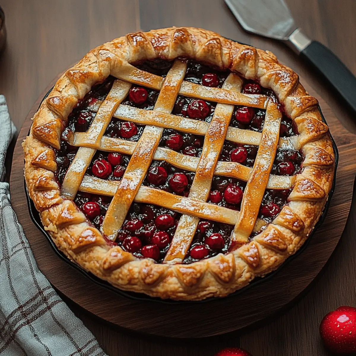Apple Cranberry Pie