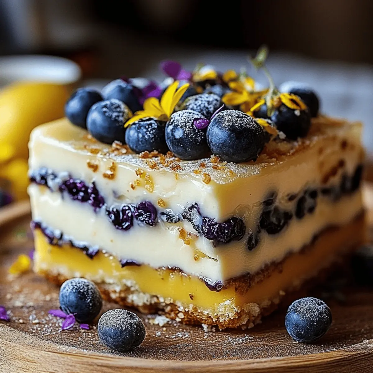 Delicious No-Bake Lemon Blueberry Cream Cake to Wow You 4 No-Bake Lemon Blueberry Cream Cake