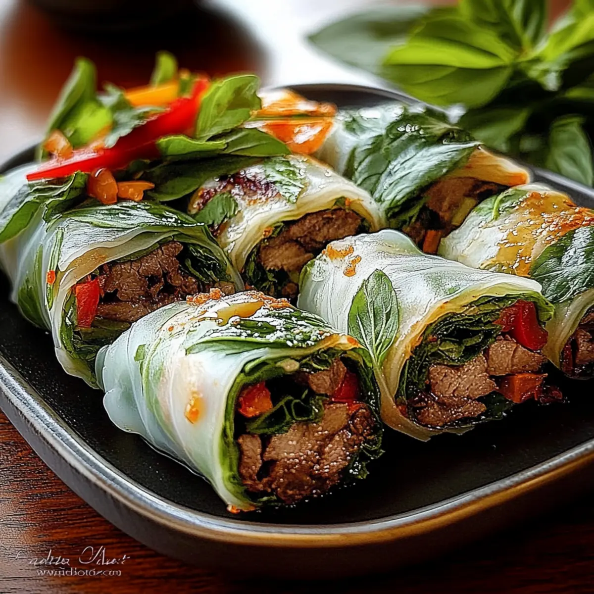 Savory Thai Basil Beef Rolls You'll Love to Make at Home 4 Thai Basil Beef Rolls