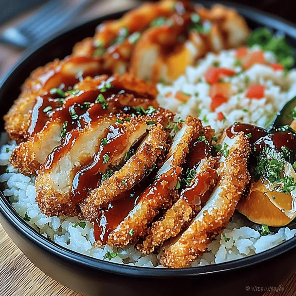 Delicious Japanese Katsu Bowls with Tonkatsu Sauce Made Easy 4 Japanese Katsu Bowls with Tonkatsu Sauce