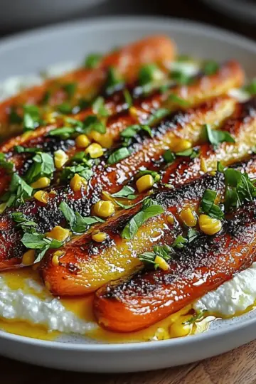 Roasted Carrots with Ricotta