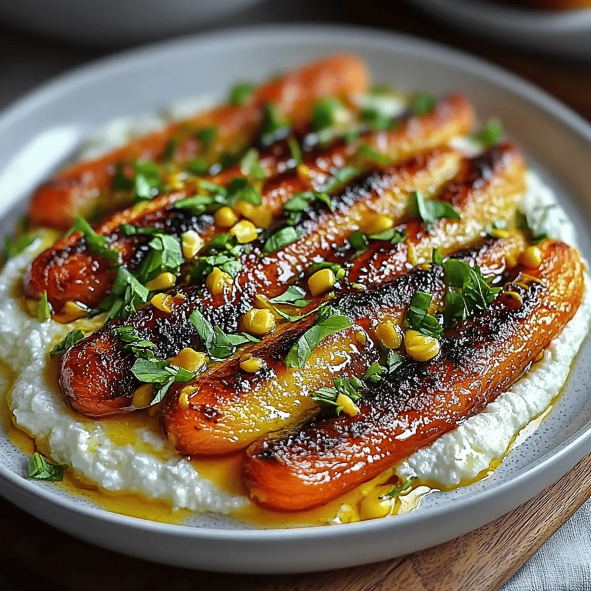Delicious Roasted Carrots with Ricotta for Pure Comfort 4 Roasted Carrots with Ricotta
