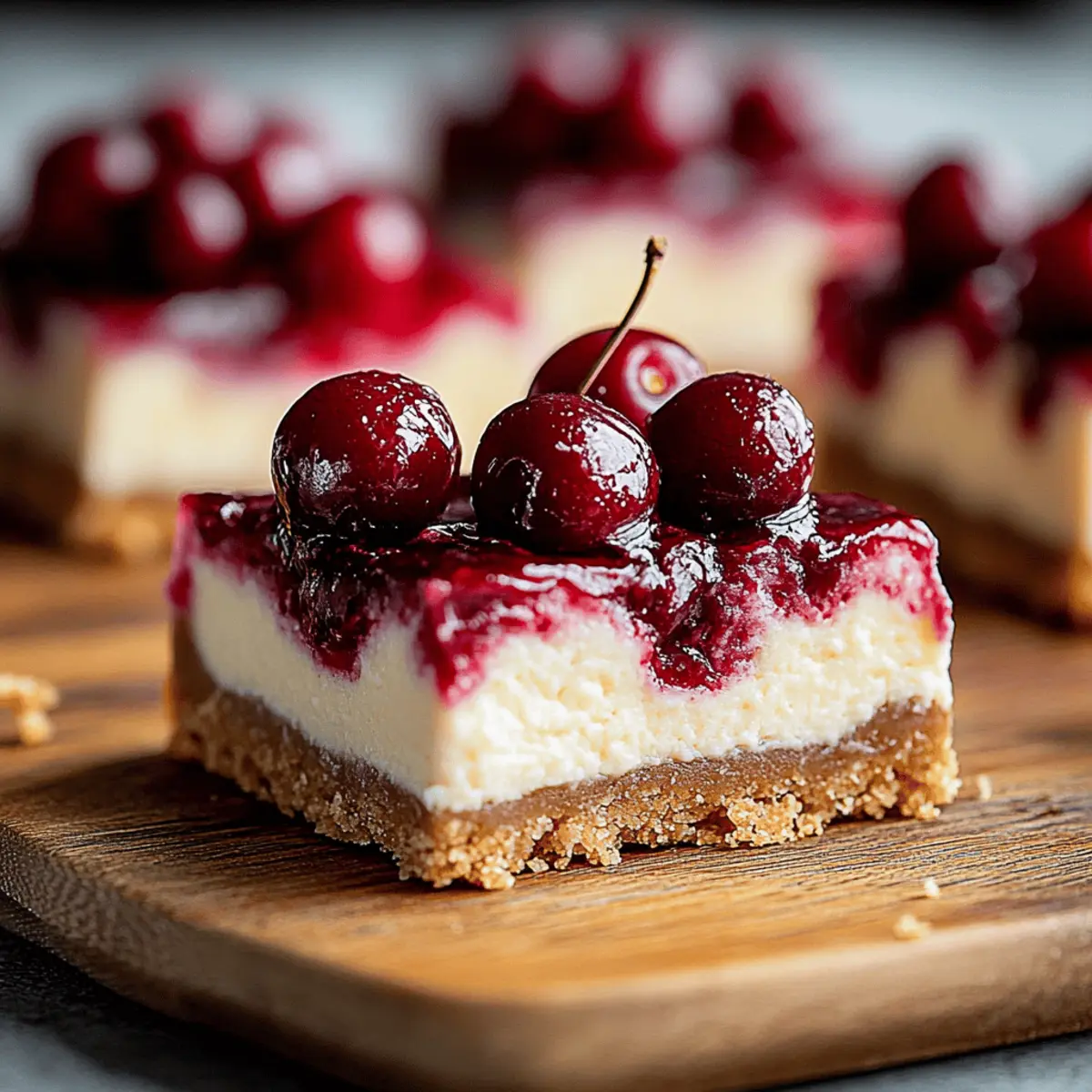 Cherry Cheesecake Bars