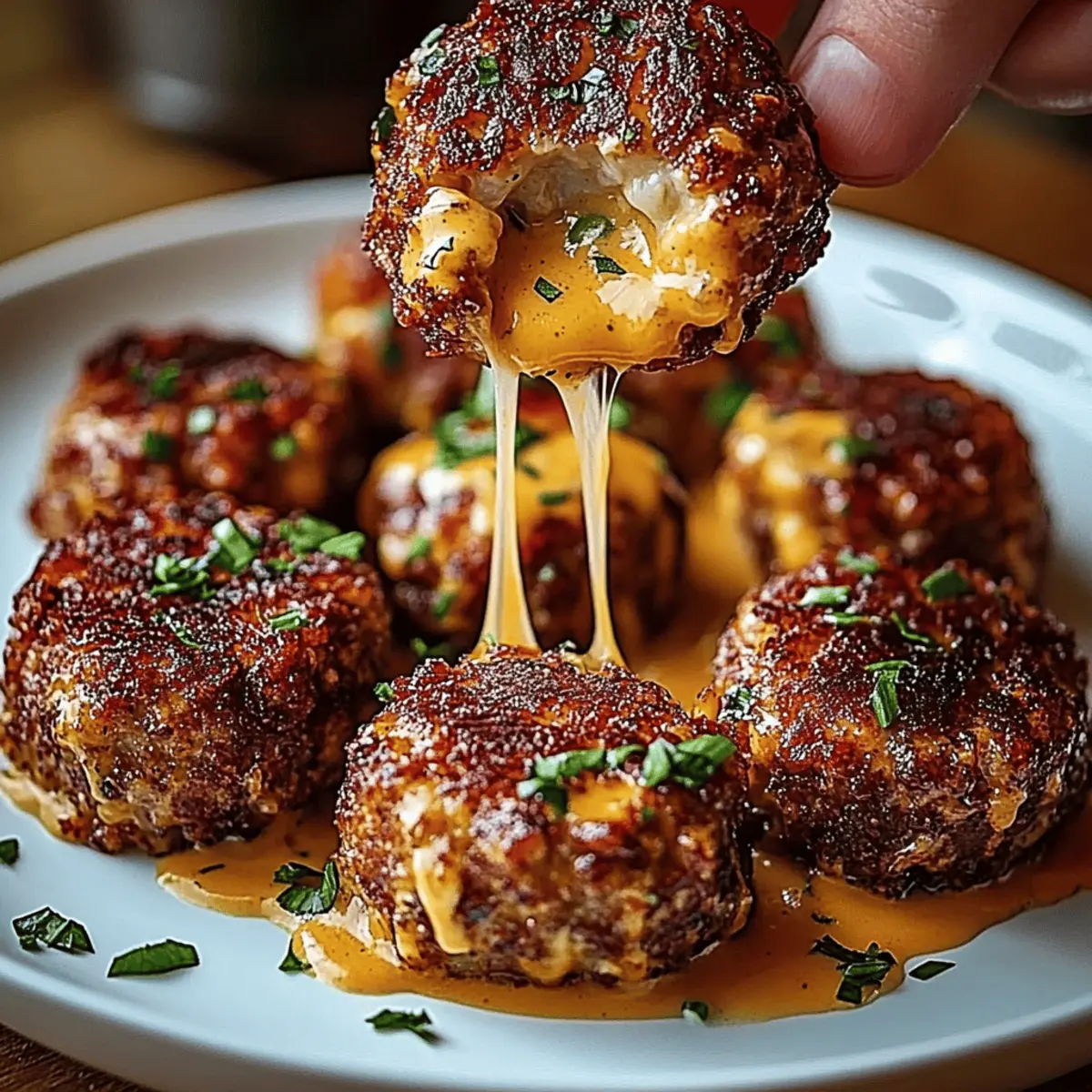Reuben Balls with Spicy Thousand Island Dipping Sauce