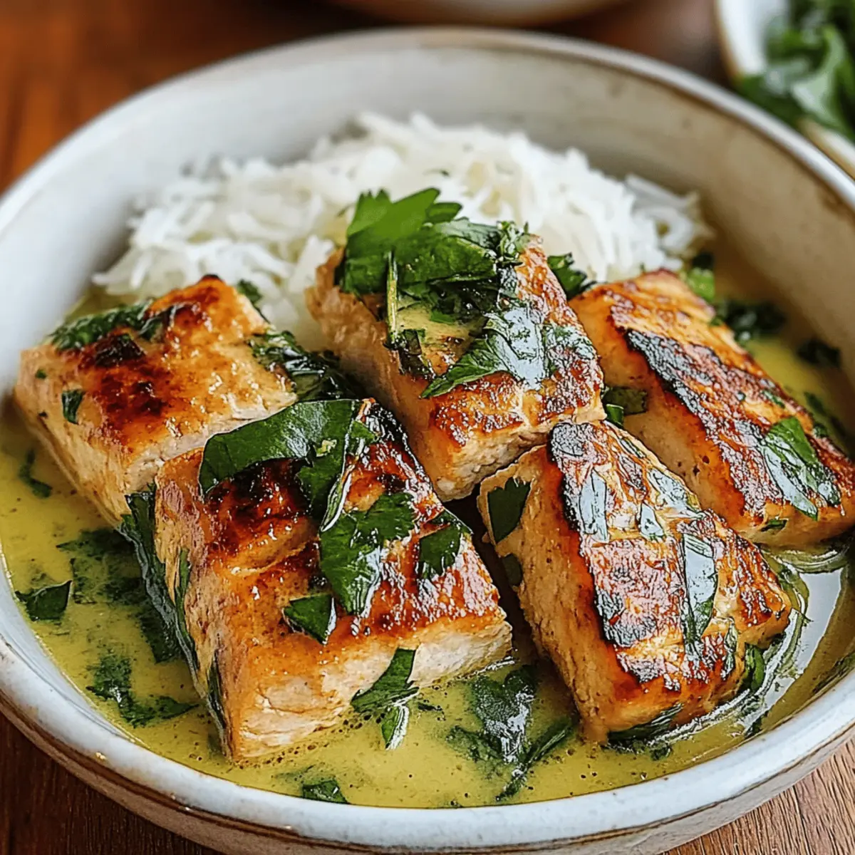 Green Curry Salmon