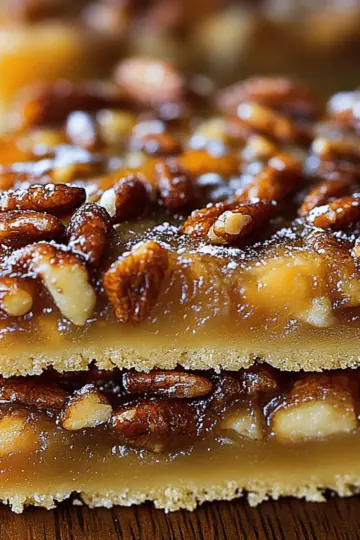 Buttery Pecan Pie Bars