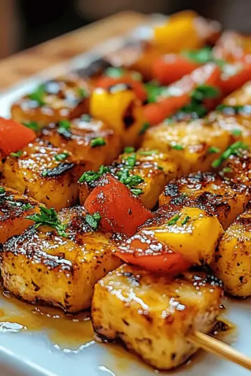 Pineapple Chicken Kabobs
