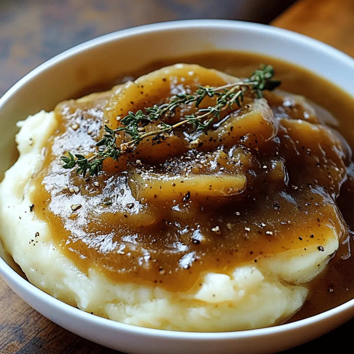 Irresistibly Good Onion Gravy in Just 30 Minutes! 4 Onion Gravy