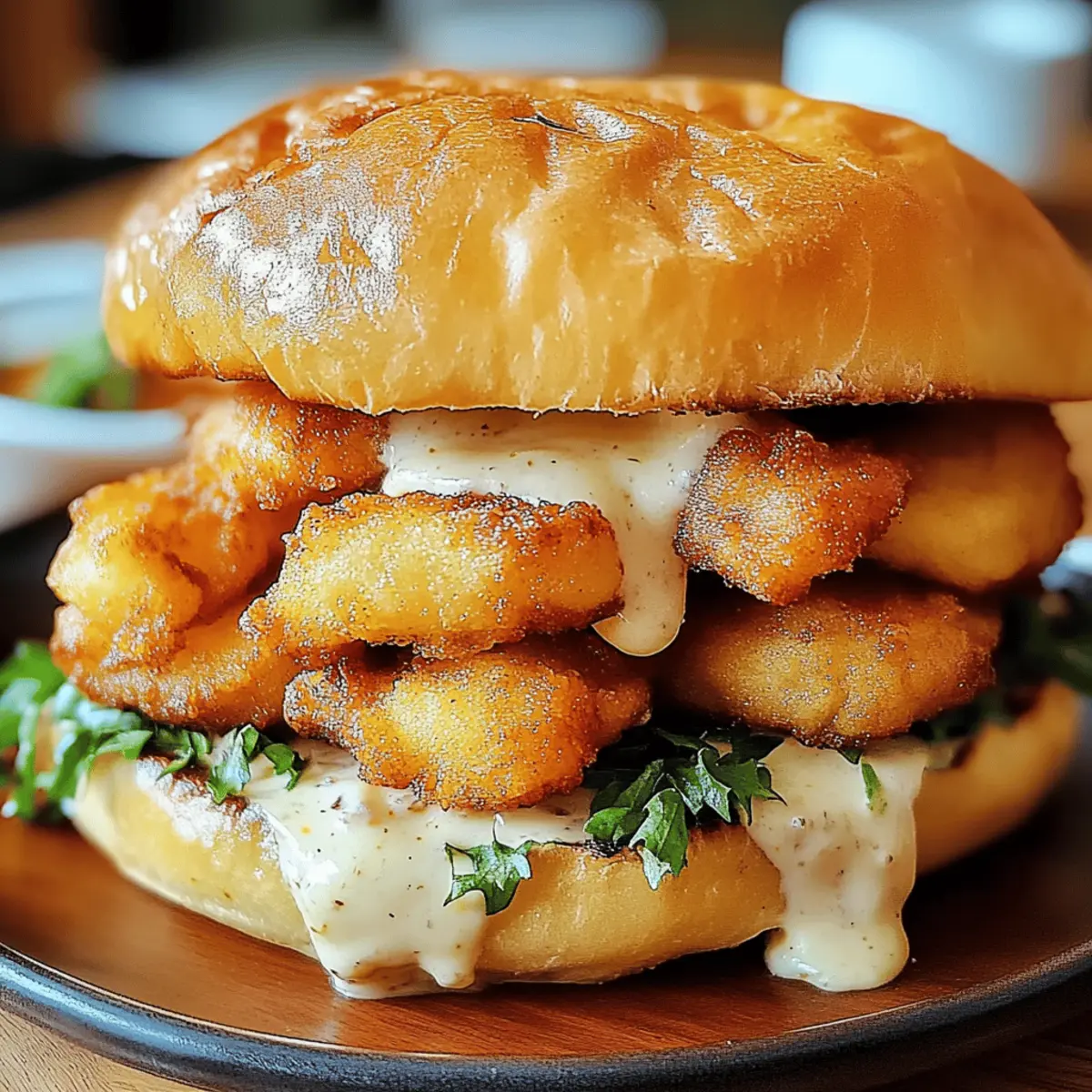 Battered Fish Burgers