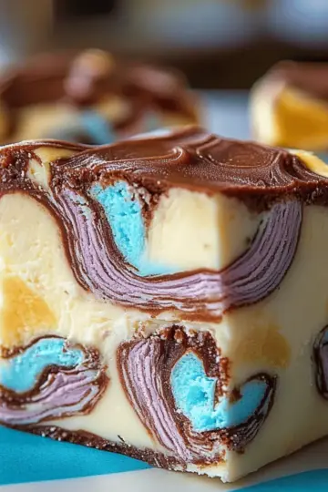 Marshmallow Swirl Fudge