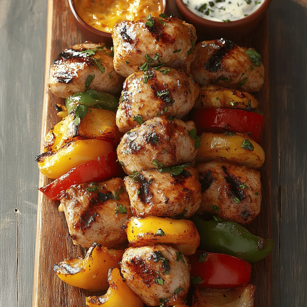 Juicy Garlicky Chicken Skewers Perfect for Weekend Grilling 4 Garlicky Chicken Skewers