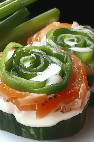Smoked Salmon Cucumber Roll