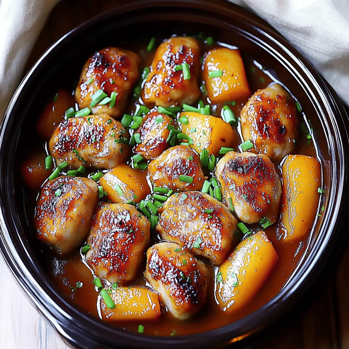 Slow Cooker Honey Garlic Chicken
