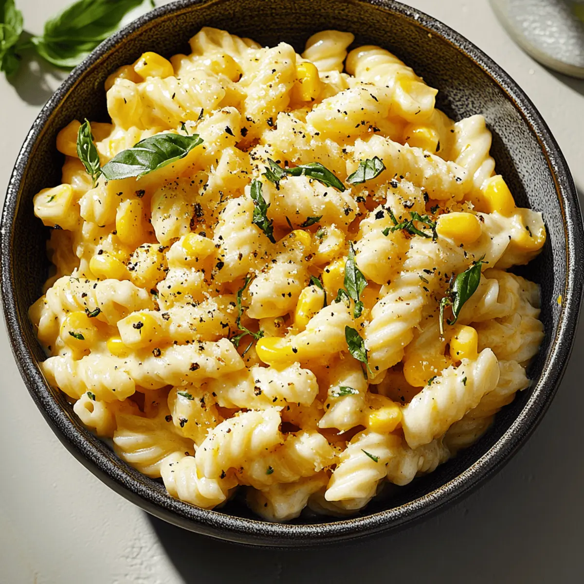Creamy Corn Pasta