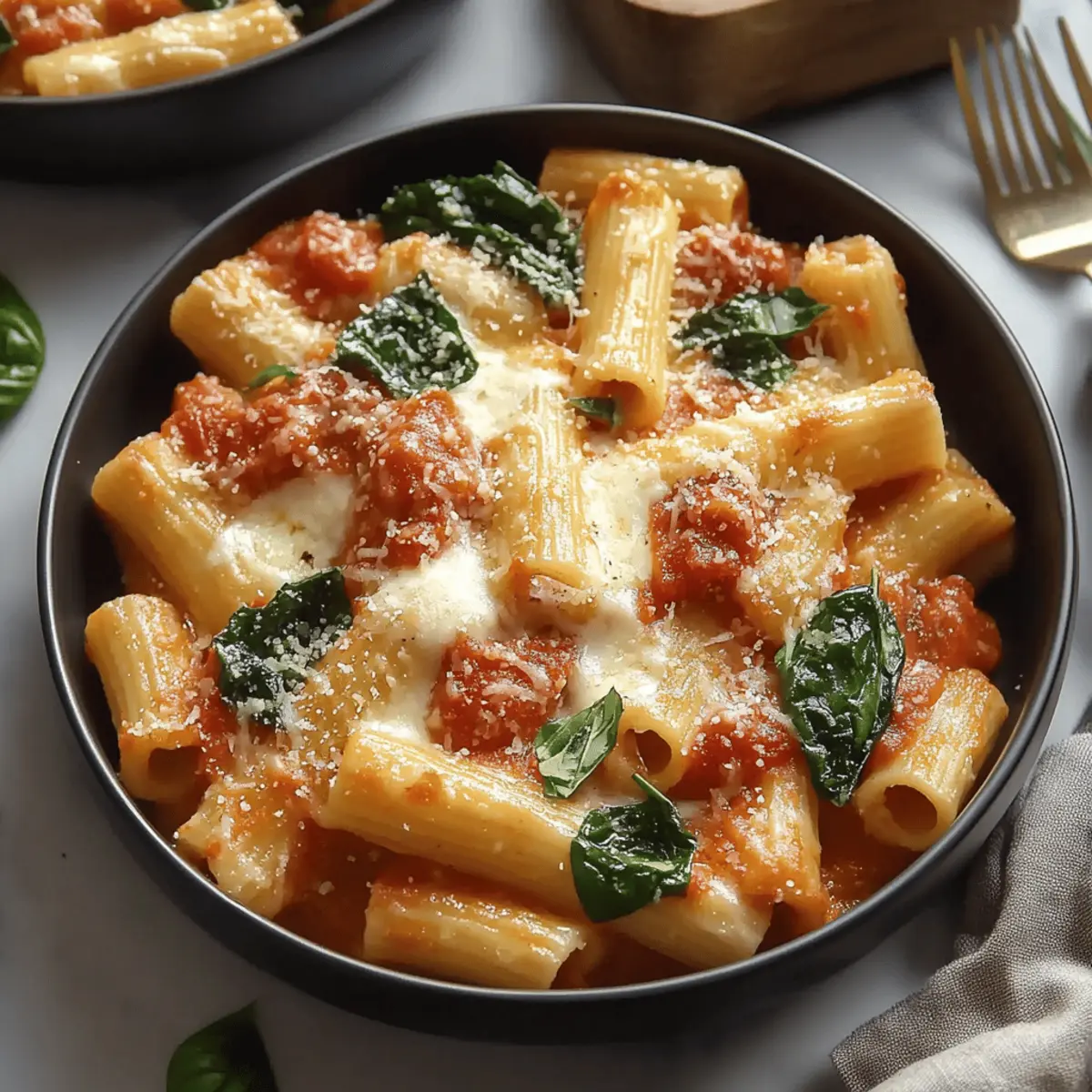 Baked Goat Cheese Pasta