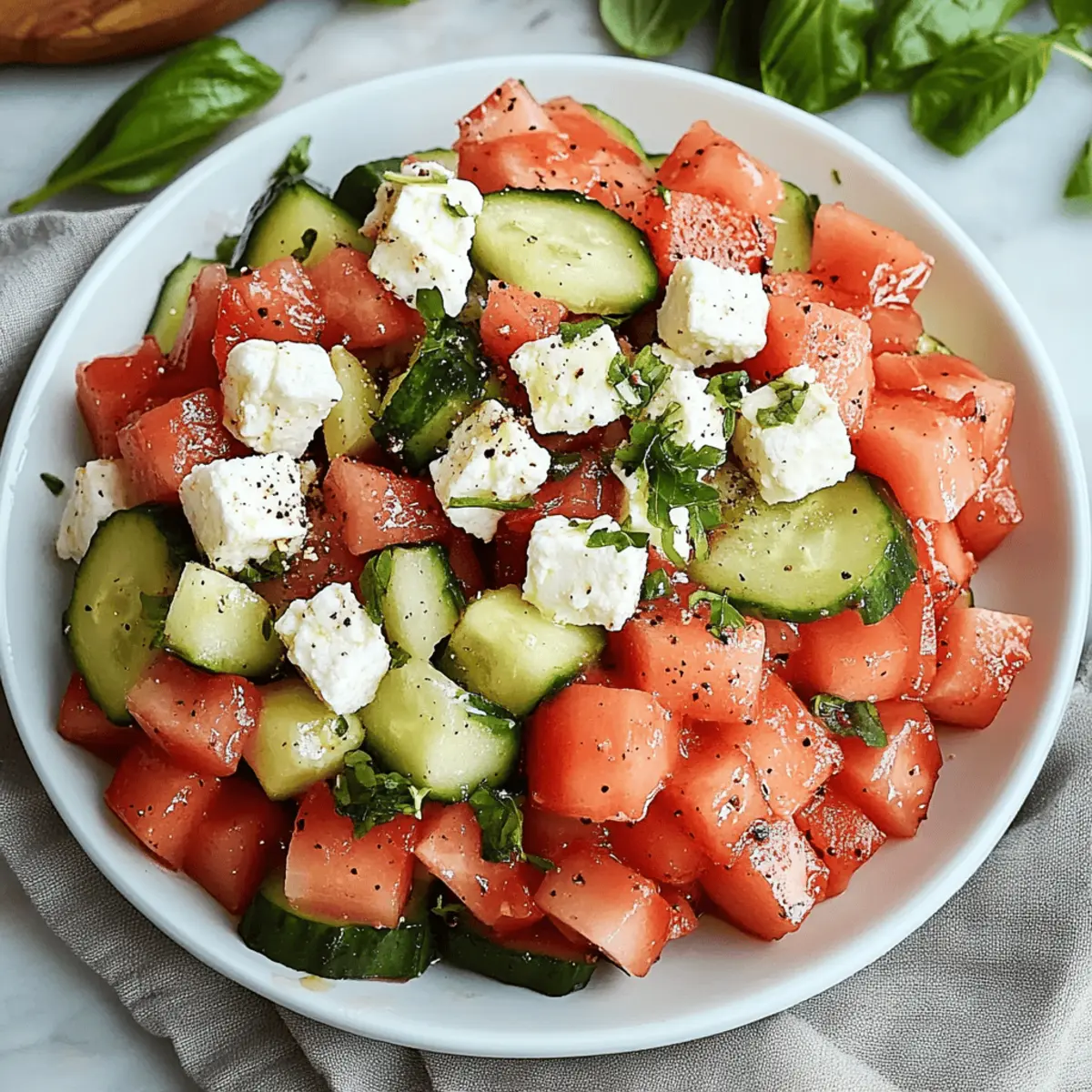 Watermelon Salad with Feta