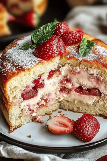 Strawberry Pound Cake
