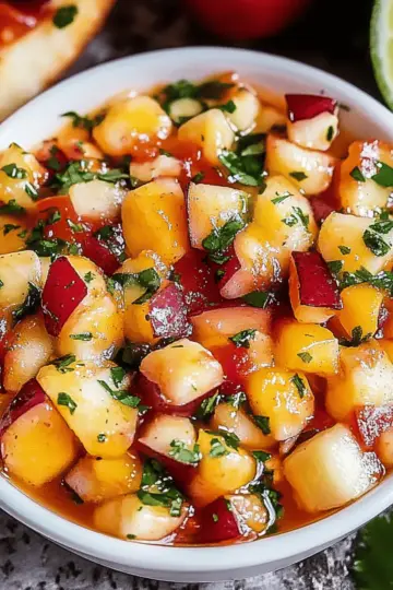 Peach Mango Salsa