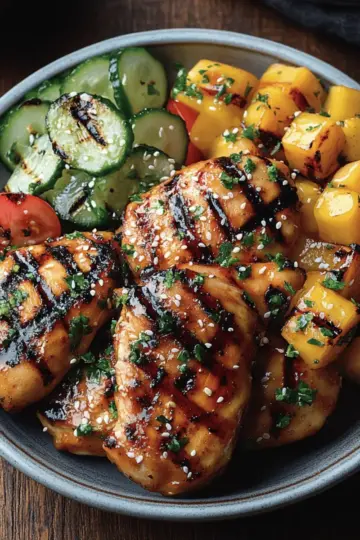 Grilled Sesame Lime Chicken
