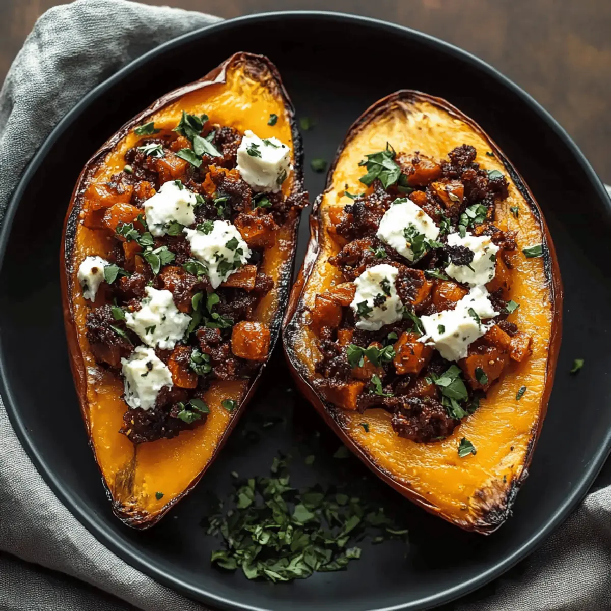 Delicious Mediterranean Baked Sweet Potatoes with Feta and Olives 4 Mediterranean Baked Sweet Potatoes with Feta and Olives