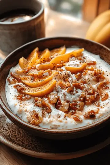 Peaches And Cream Oatmeal