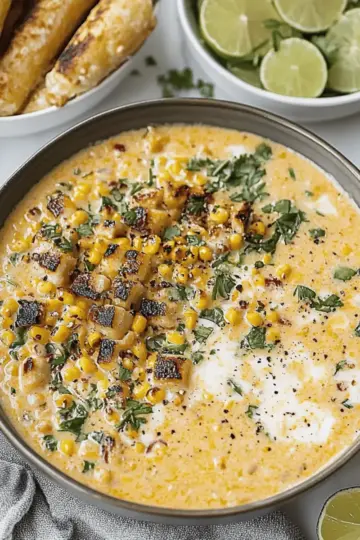 Mexican Street Corn Soup