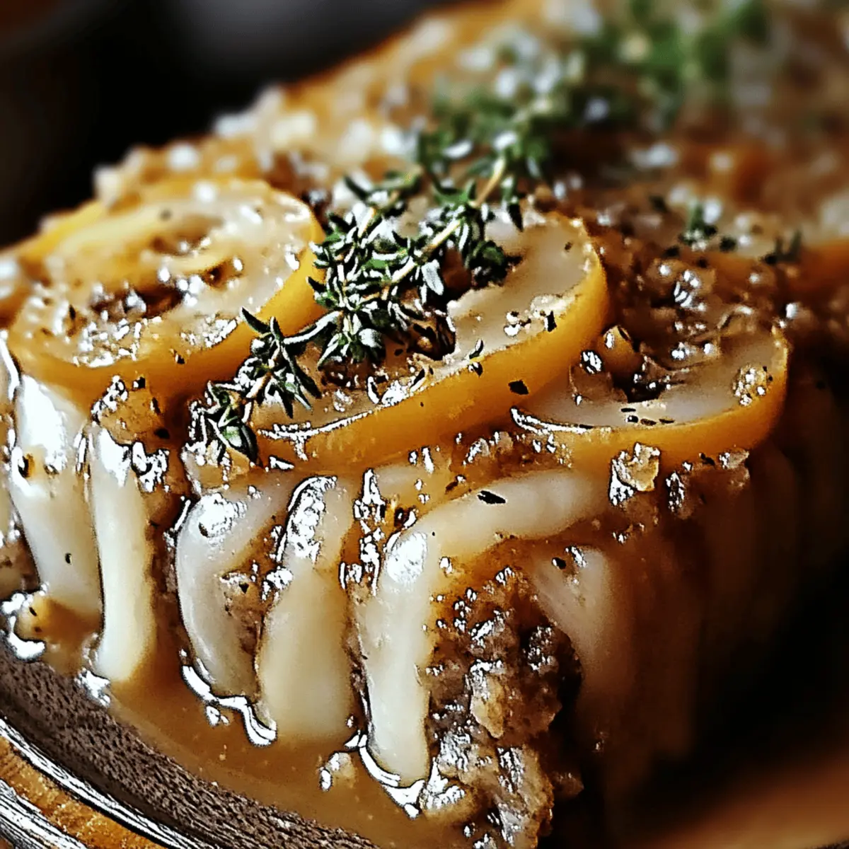 French Onion Meatloaf