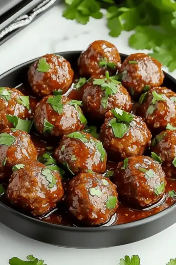 Savory Sweet Chili Meatballs Crockpot