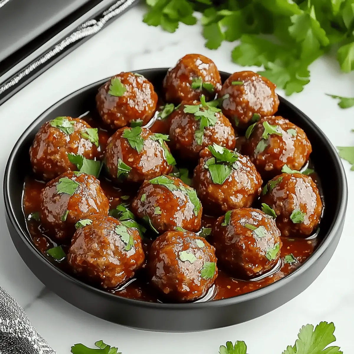 Savory Sweet Chili Meatballs Crockpot