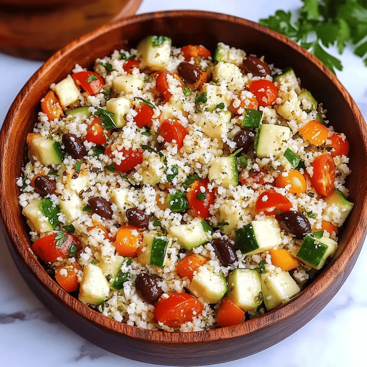 Mediterranean Quinoa Salad with Peppers and Feta