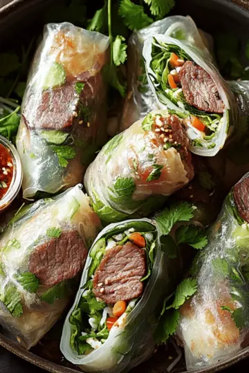 Brisket Summer Rolls
