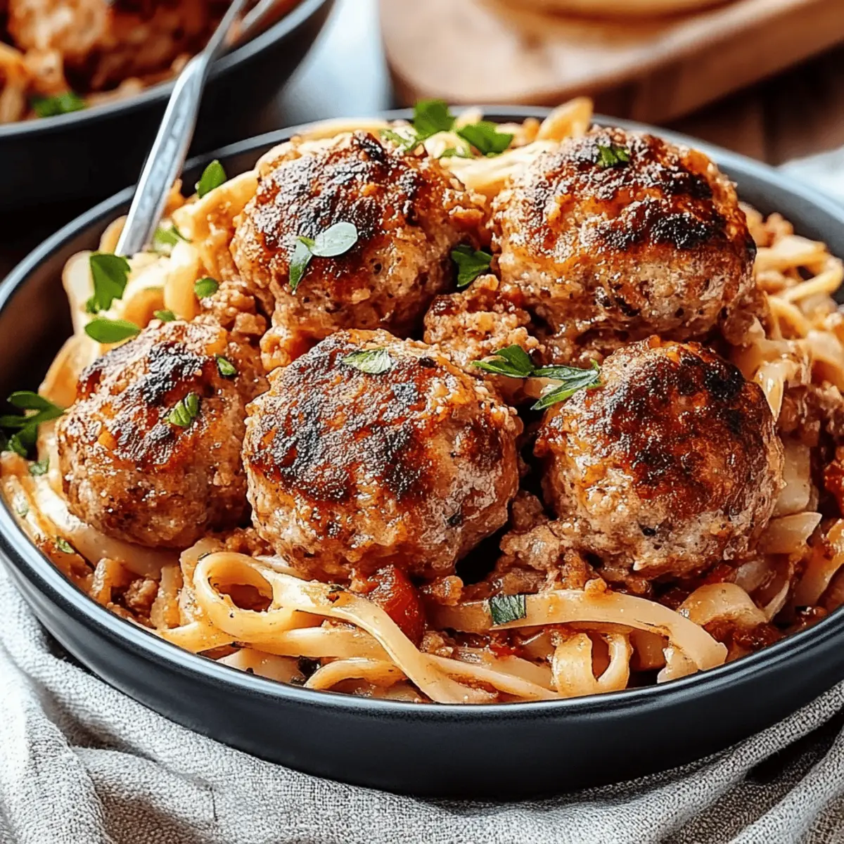 Savory Air Fryer Turkey Meatballs