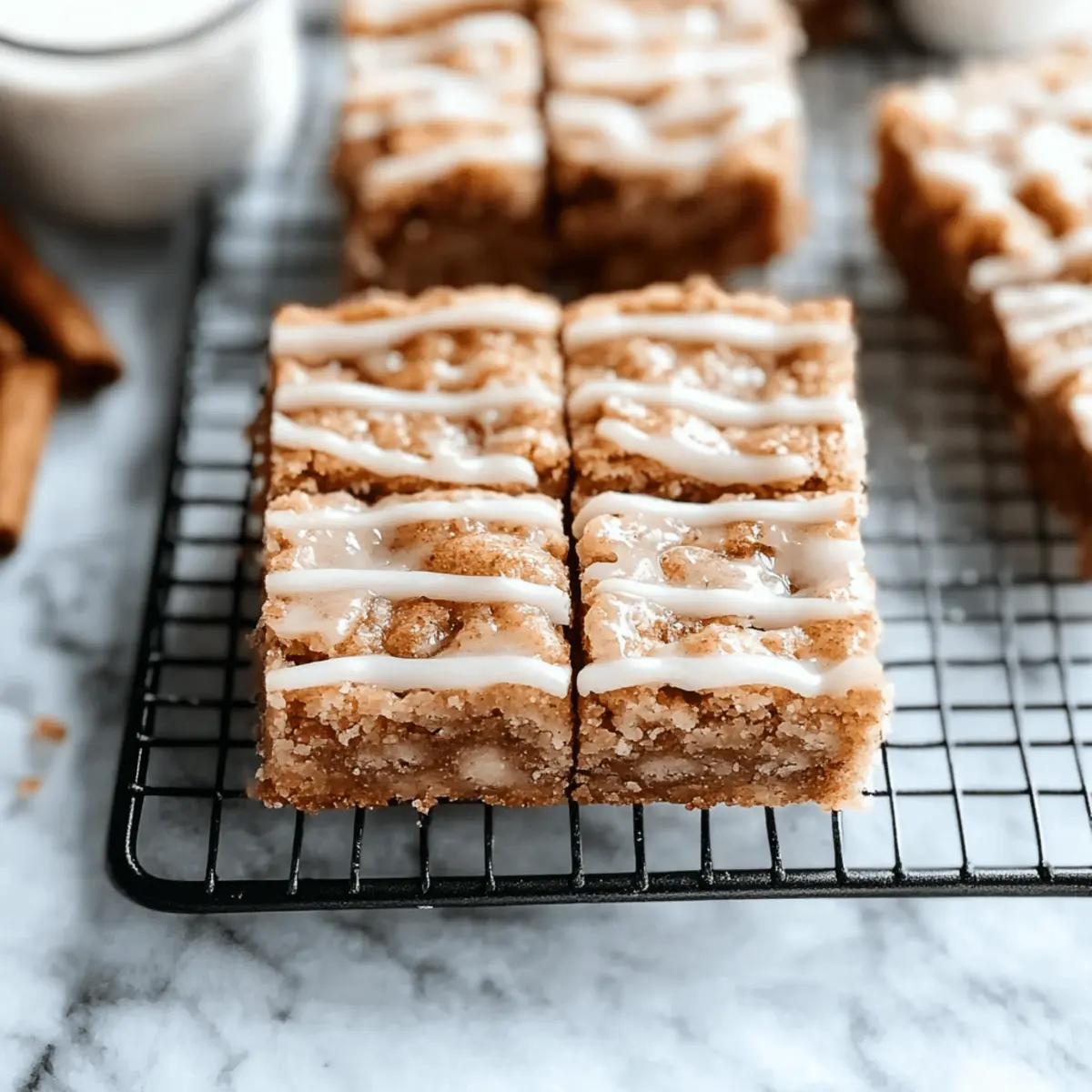 Irresistibly Indulgent Cinnamon Roll Blondies Recipe 4 Cinnamon Roll Blondies