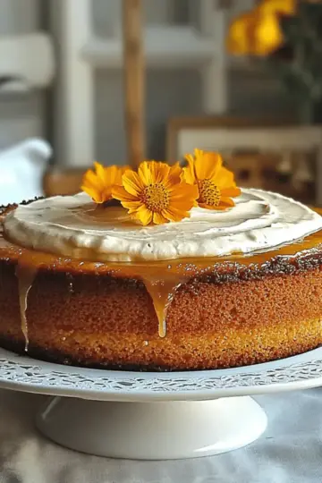 Orange Pumpkin Spice Cake