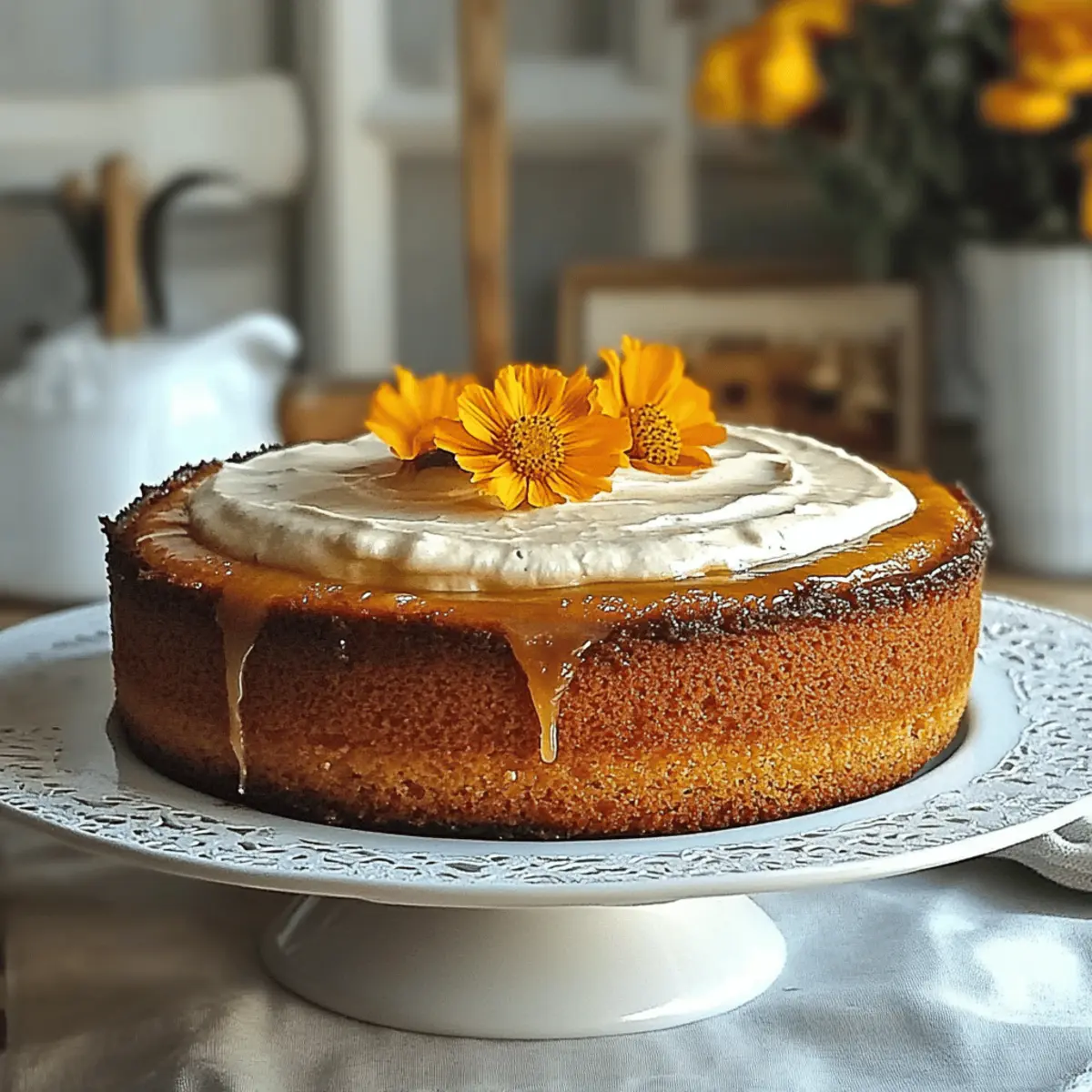 Orange Pumpkin Spice Cake