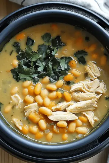Hearty Green Chile Chicken Enchilada Soup