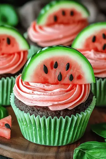 Watermelon Cupcakes