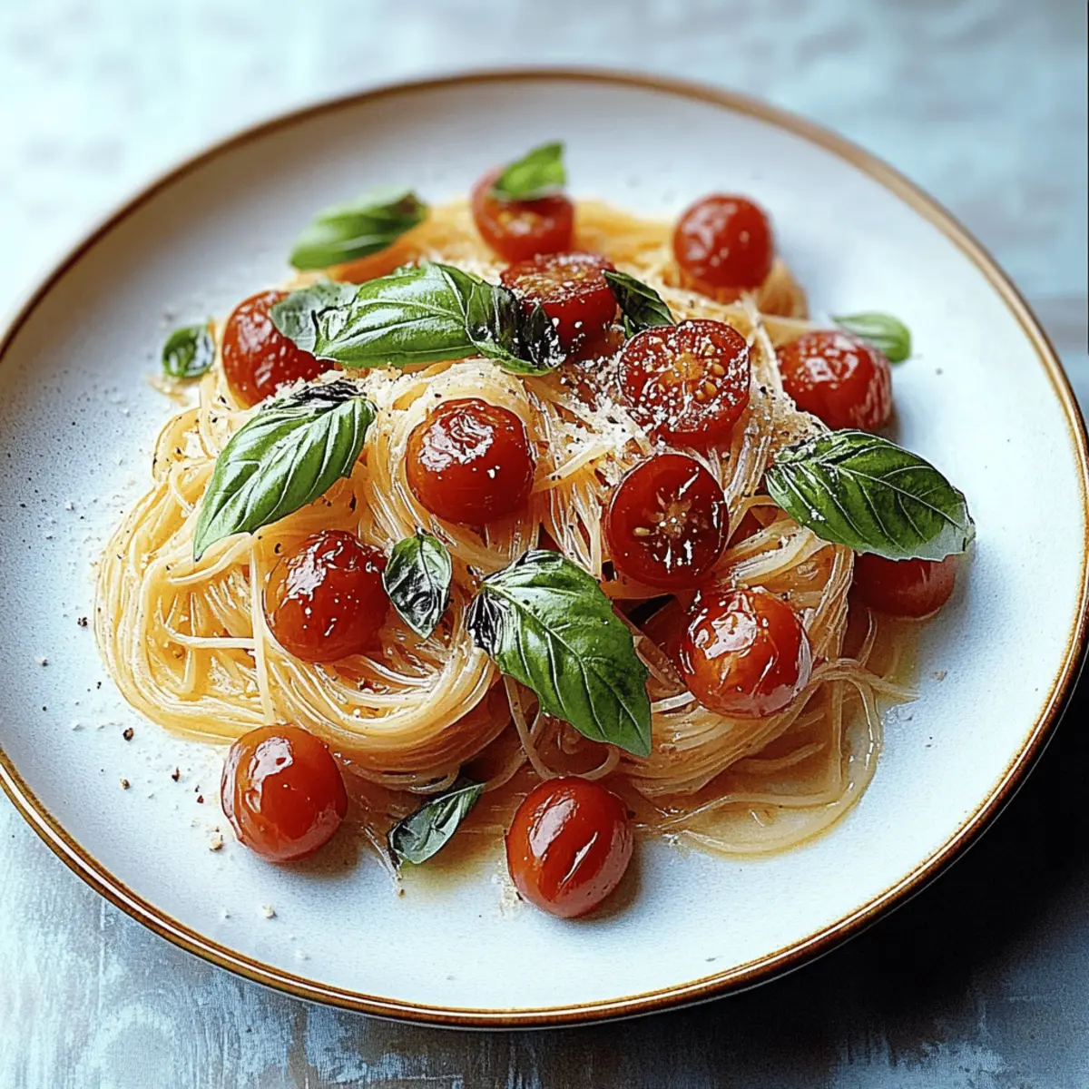 Cherry Tomato and Basil Pasta