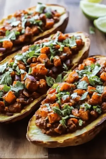 Mexican Stuffed Sweet Potatoes