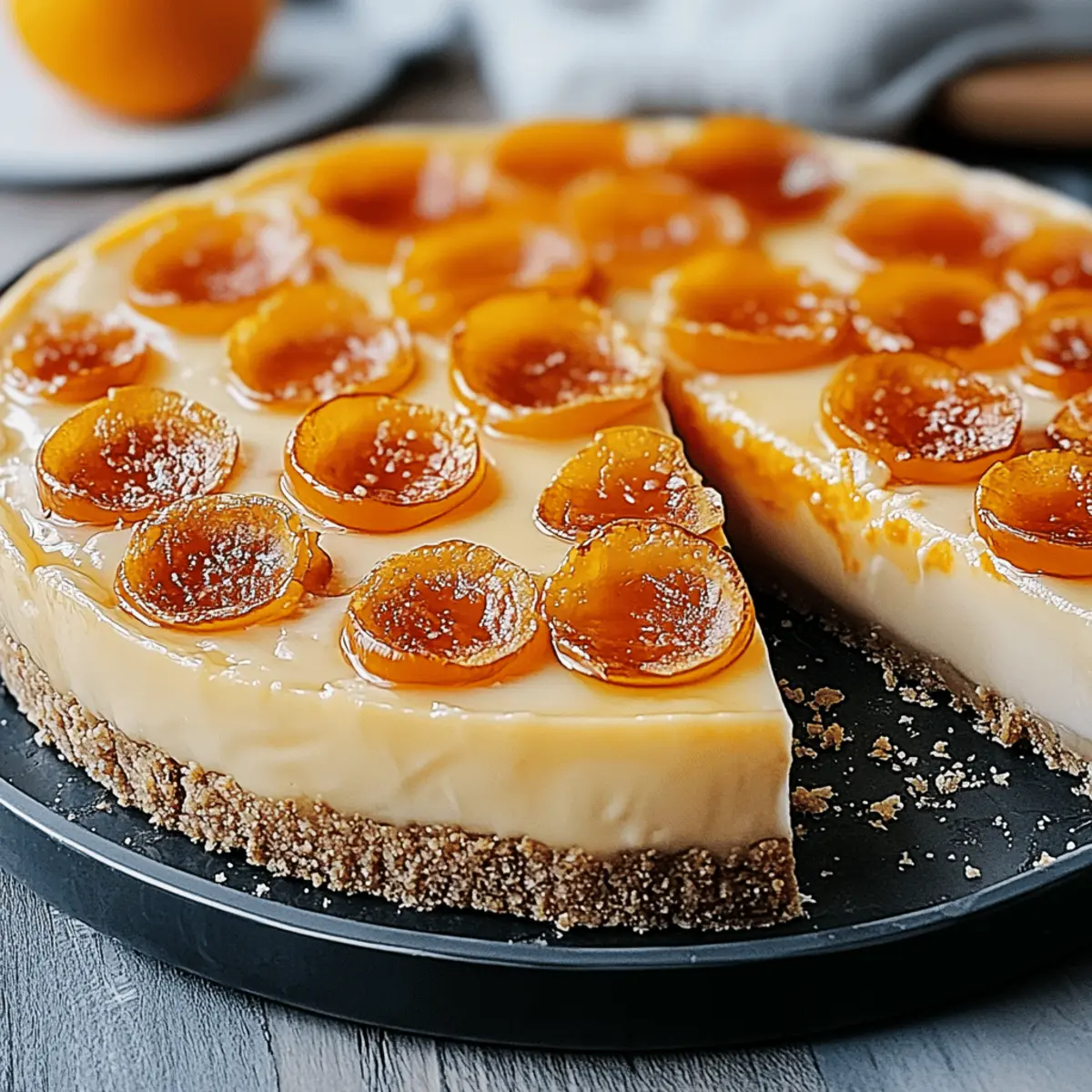 Creamy Mandarin Cheesecake fj1p5v