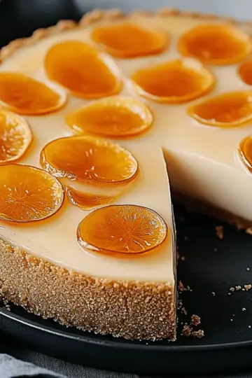 Creamy Mandarin Cheesecake