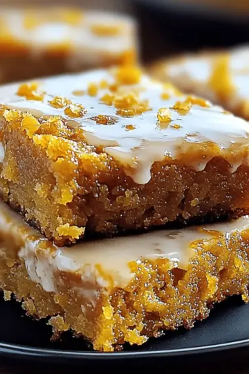 Fall Pumpkin Bars