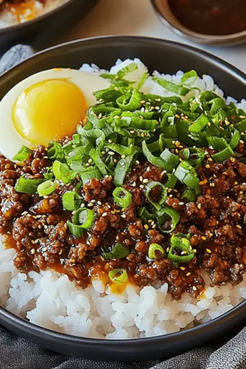 Korean Ground Beef Bowl auczq8
