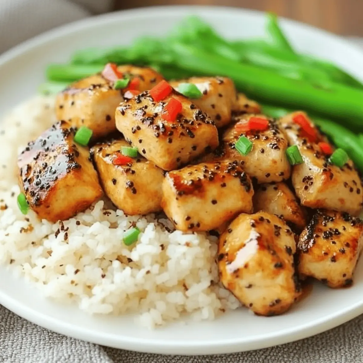 Savory Black Pepper Chicken amllmg
