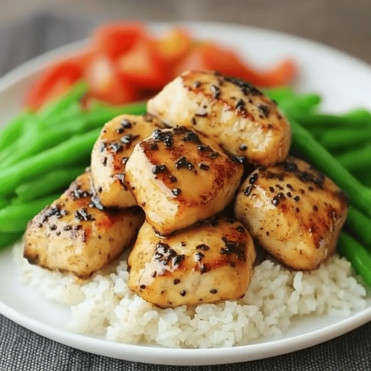 Savory Black Pepper Chicken