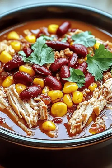 Slow Cooker Chicken Chili
